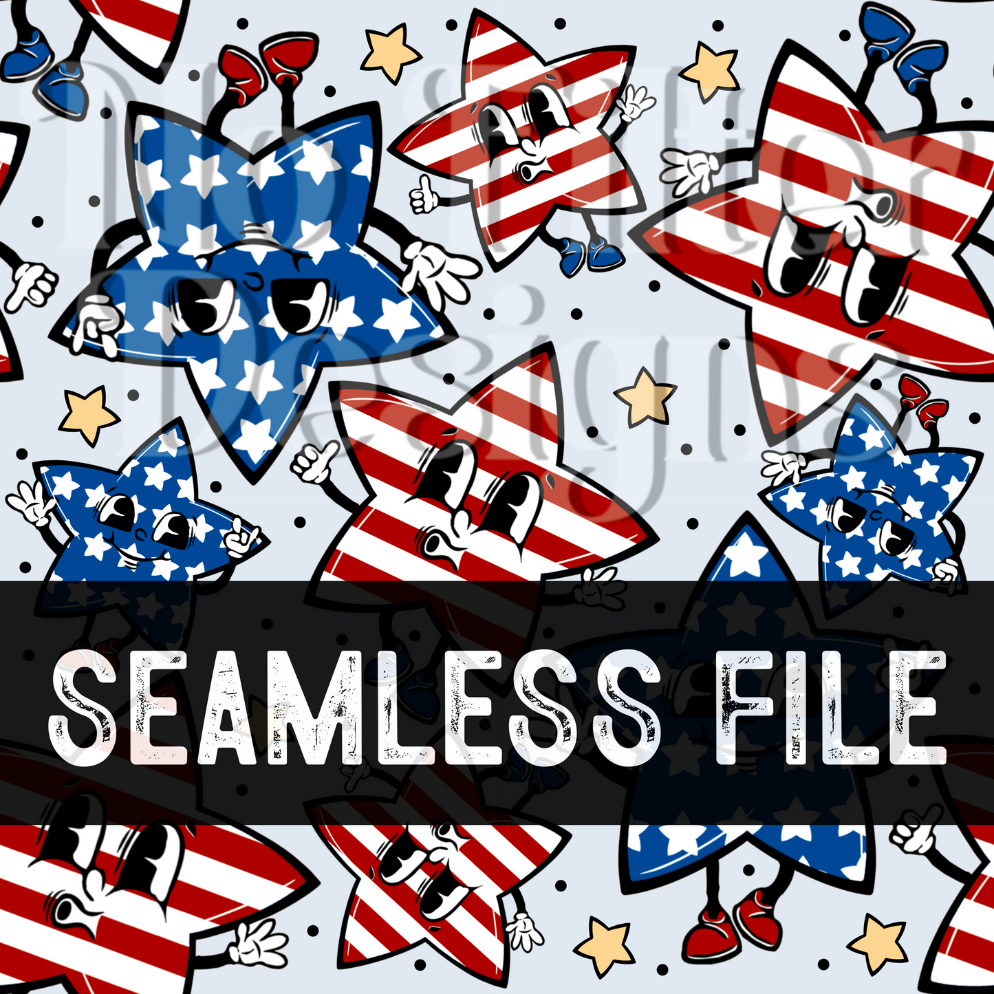 Stars and Stripes Seamless