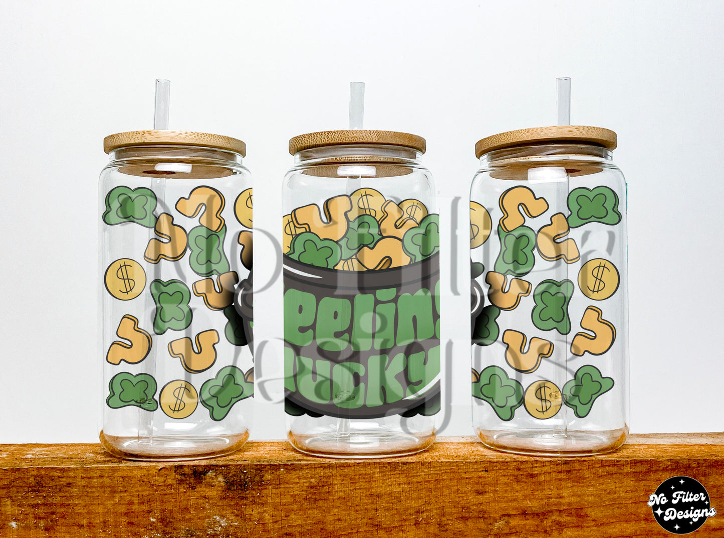 16oz Feeling lucky wrap