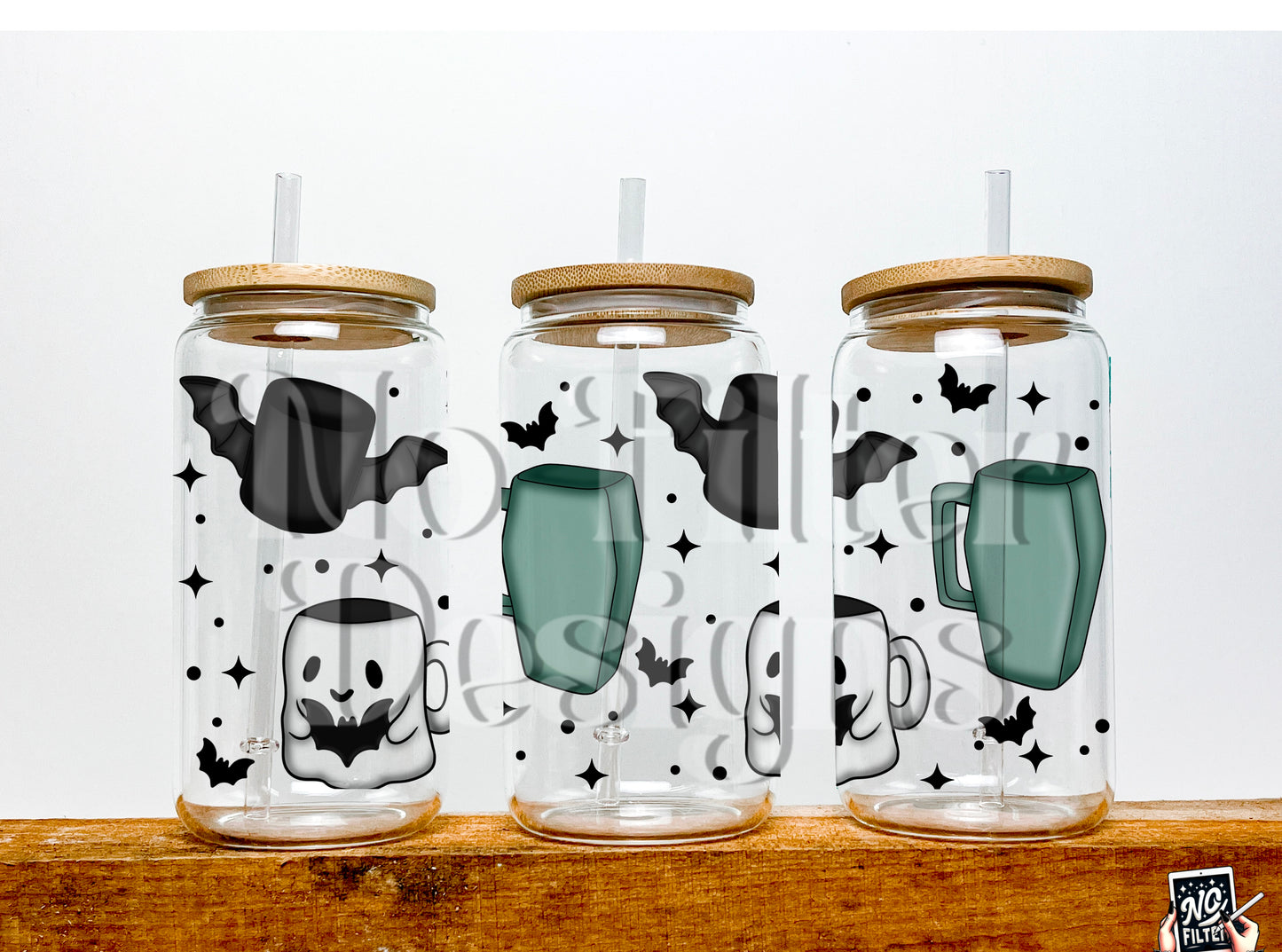 Spooky Mug 16oz Wrap