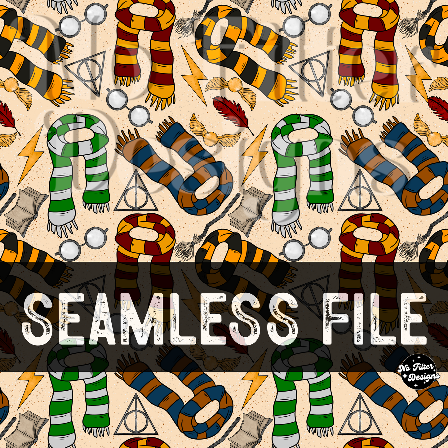House scarf seamless