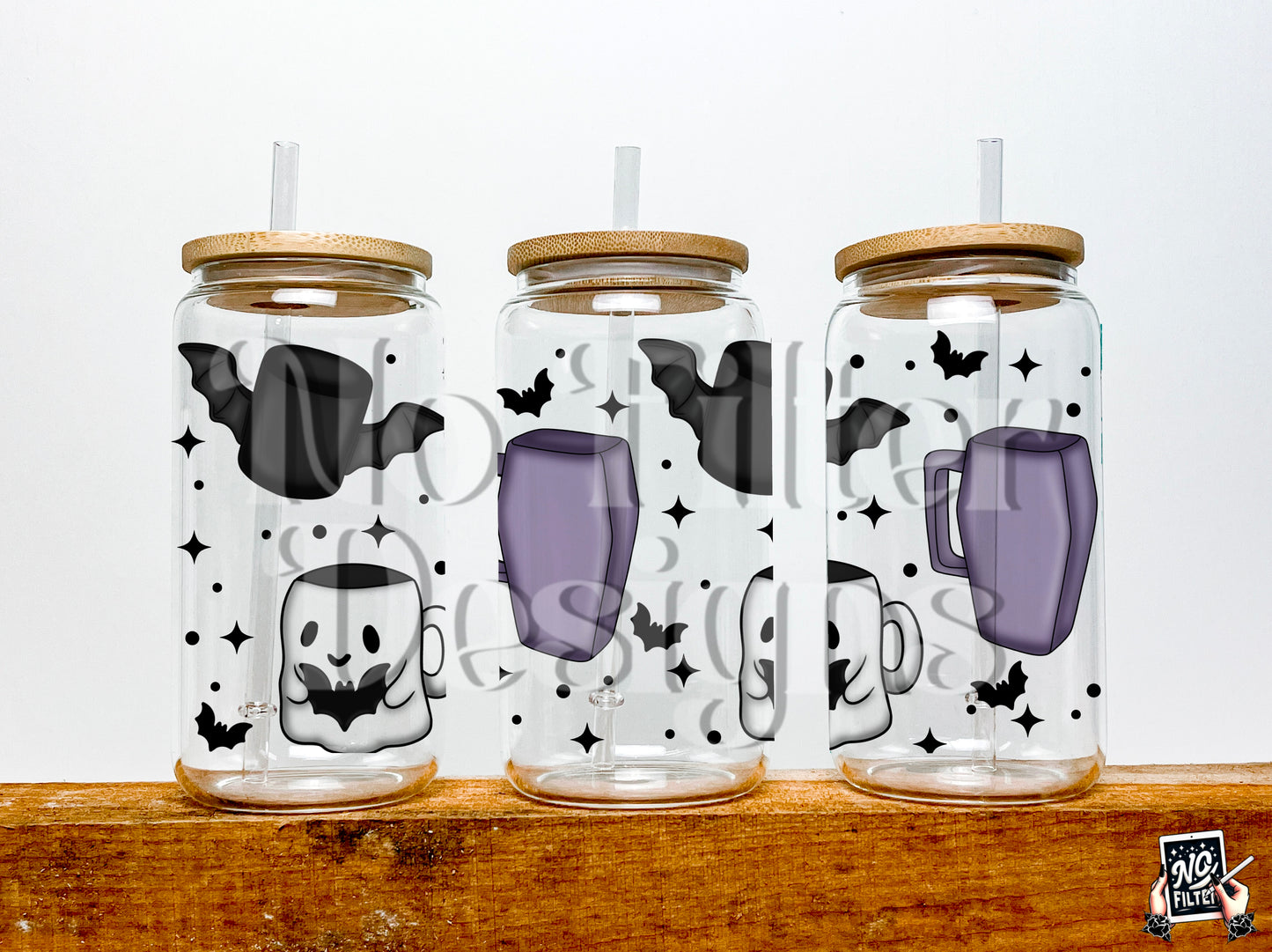Spooky Mug 16oz Wrap