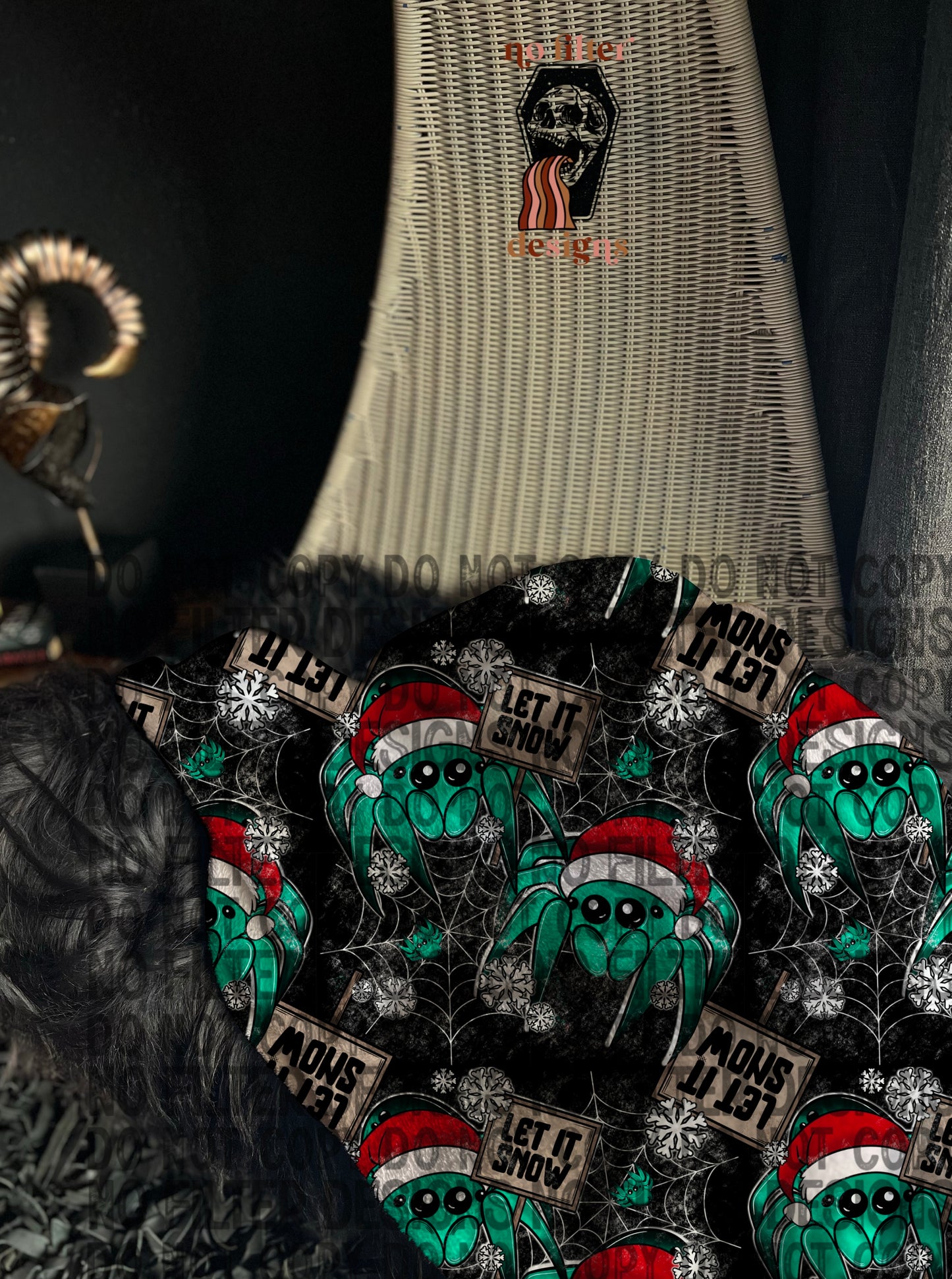 Holiday Spider Seamless