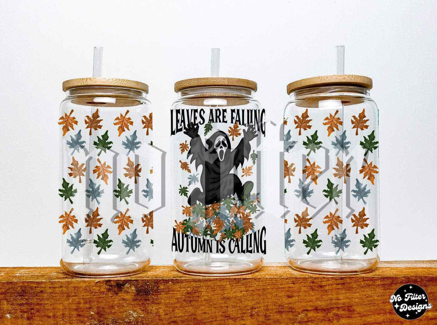16oz ghost in the leaves wrap