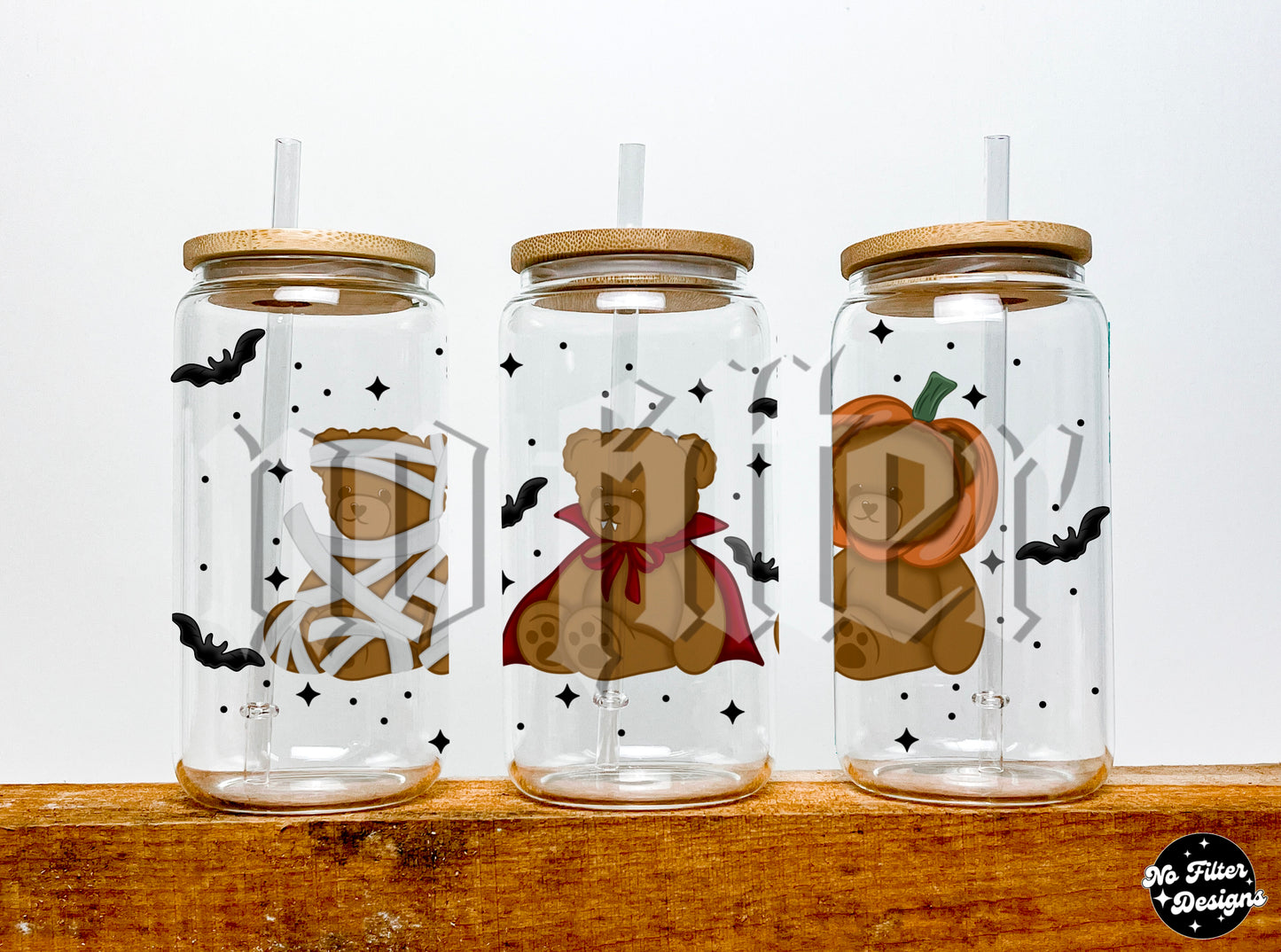 16oz beary spooky wrap