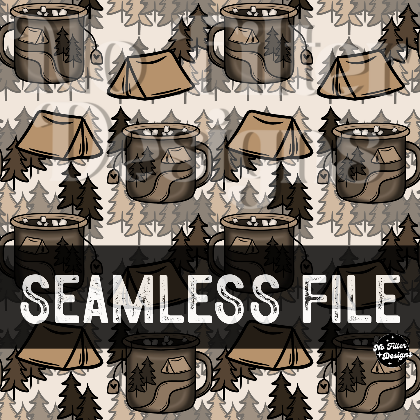 Camping Seamless