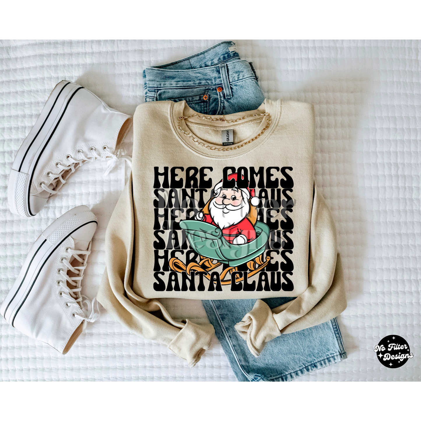 Here comes Santa Claus