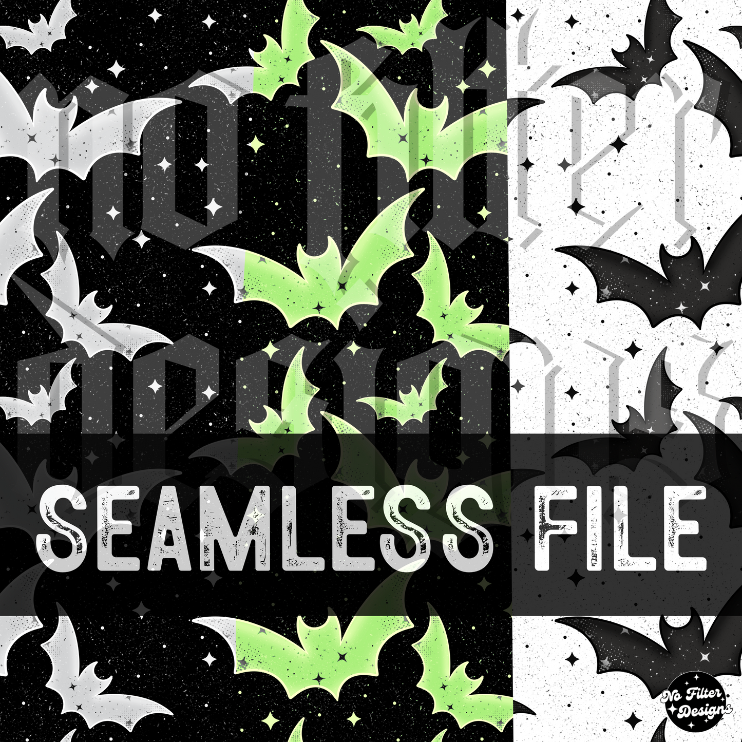 Batty Seamless (3 different ones)
