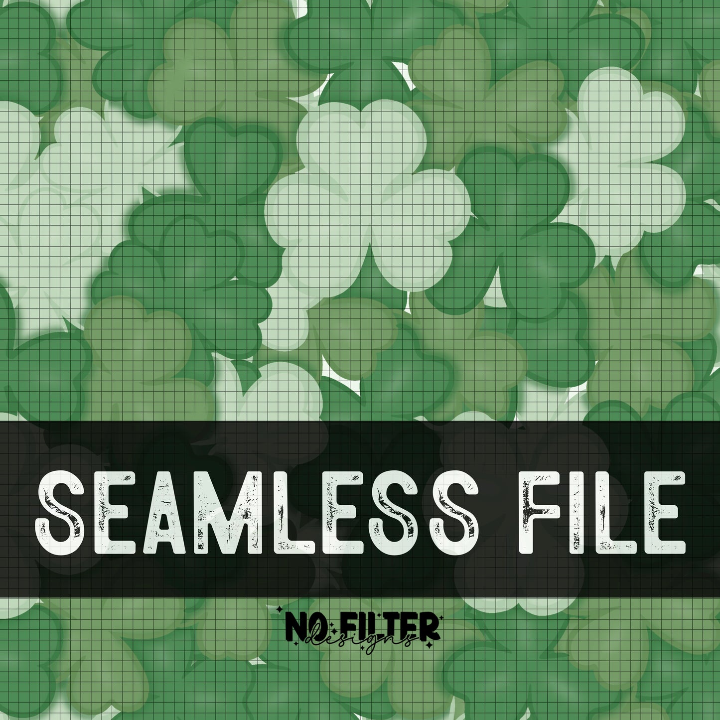 St pattys day clover seamless