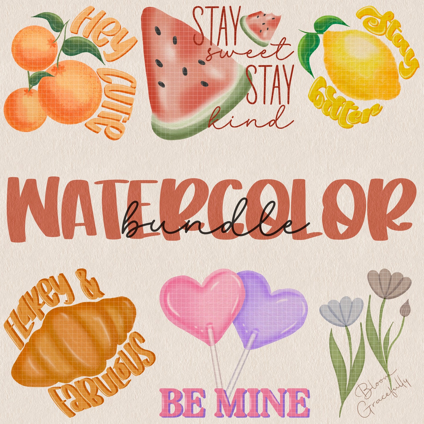 Watercolor Solo Bundle