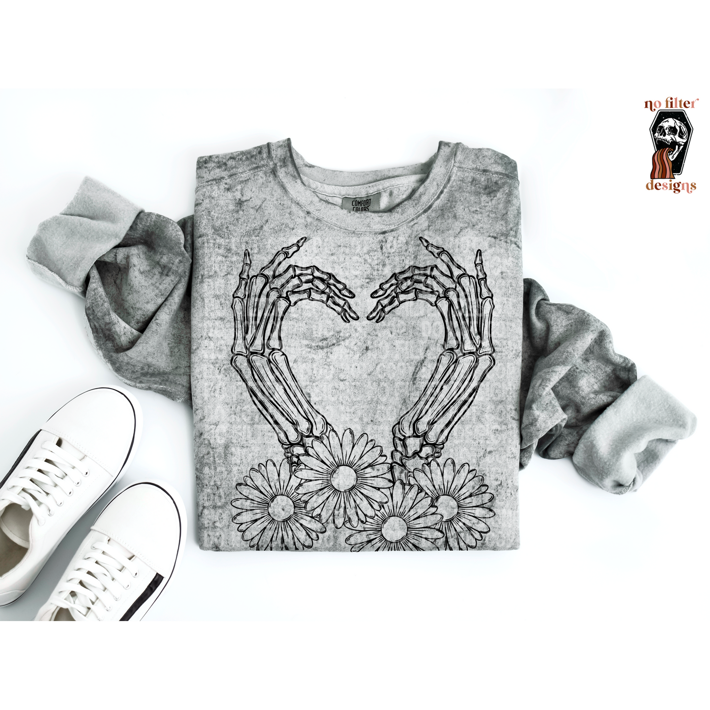 Heart Skeleton Hands