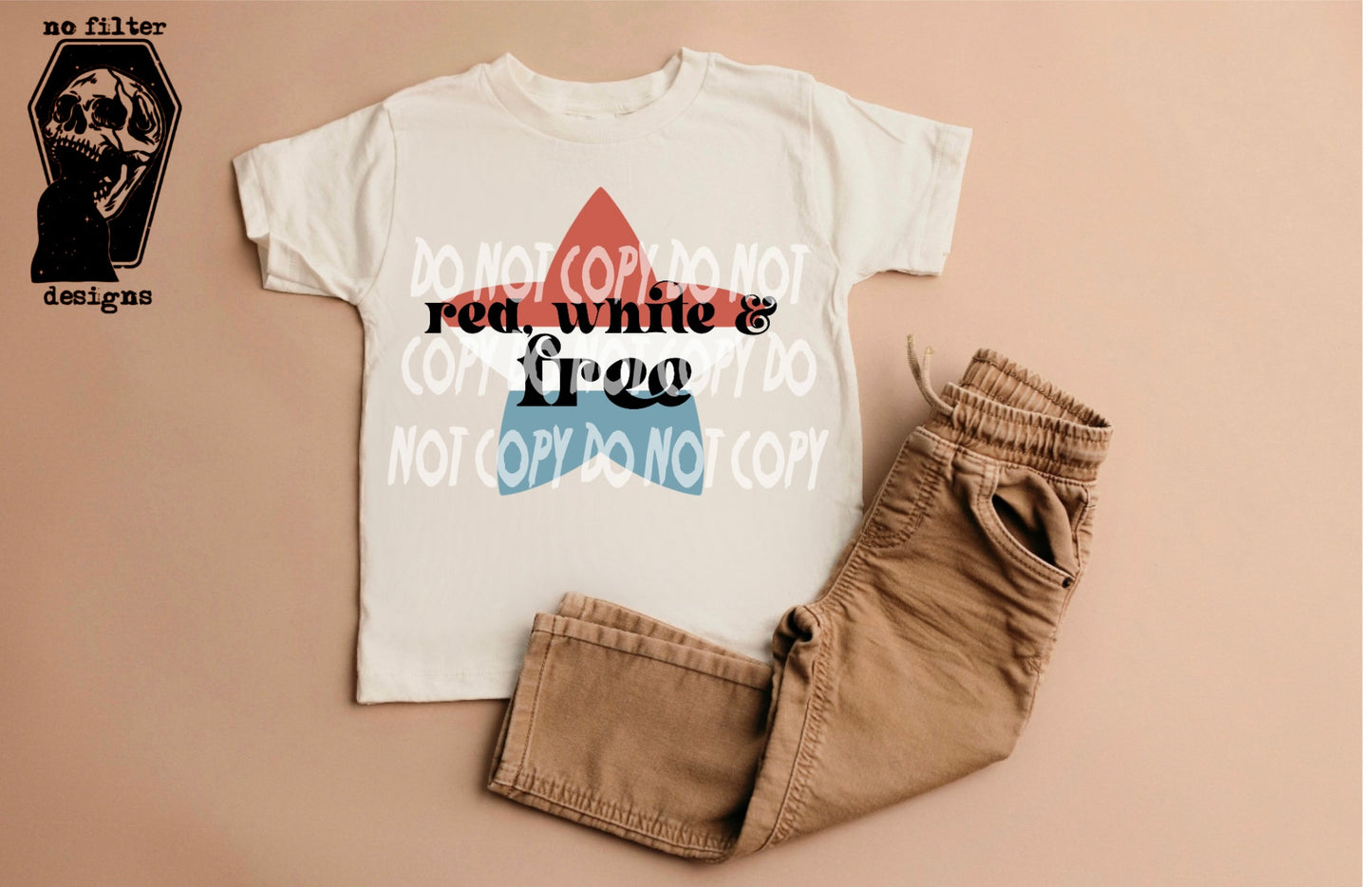 red white & free