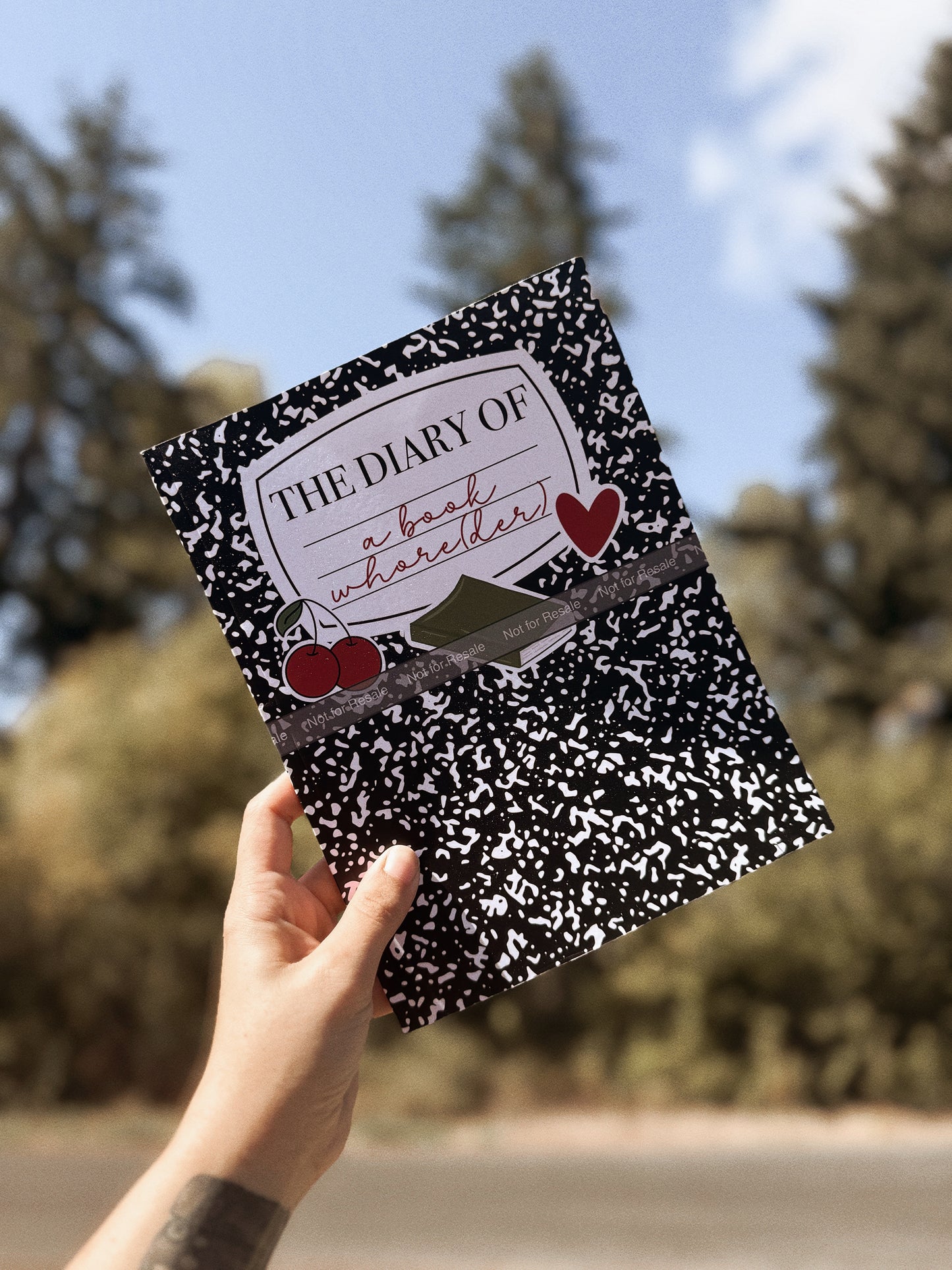 The Diary of a Book Whore(der) | Lined Notebook