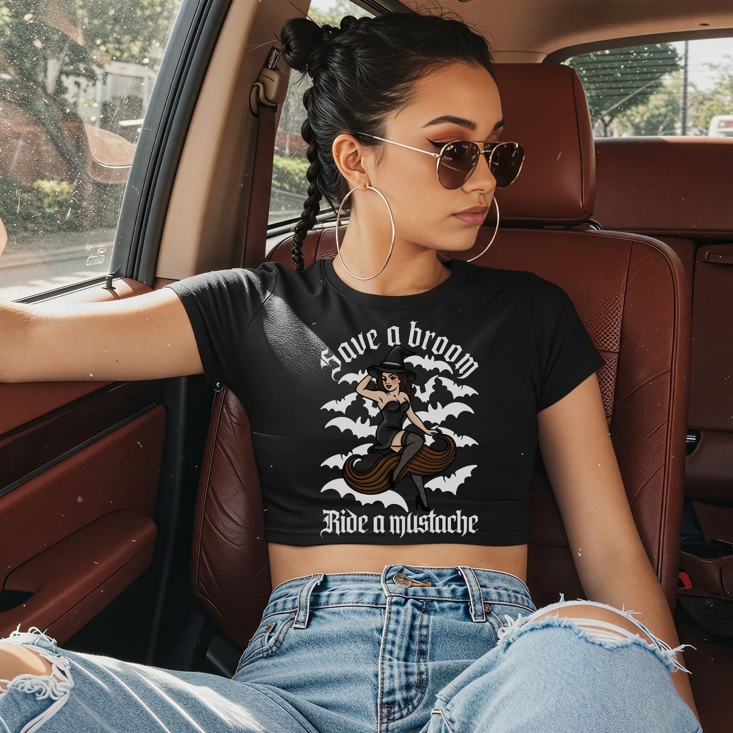 Save A Broom, Ride A Mustache