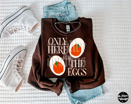 Only here for the eggs
