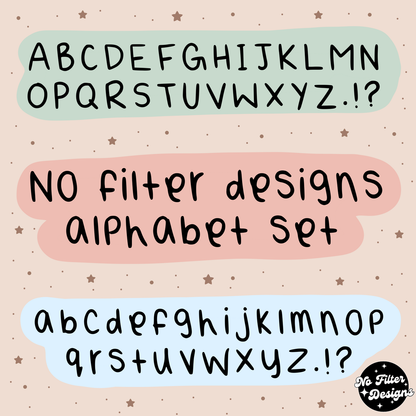 No Filter Font