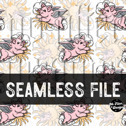 Pigs Fly Seamless
