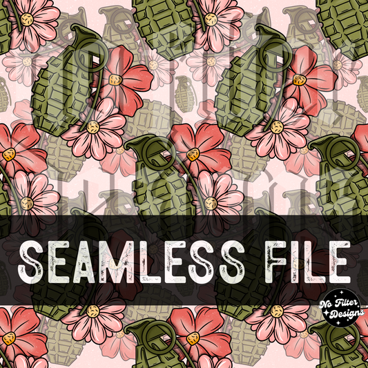 Flower Bomb Seamless
