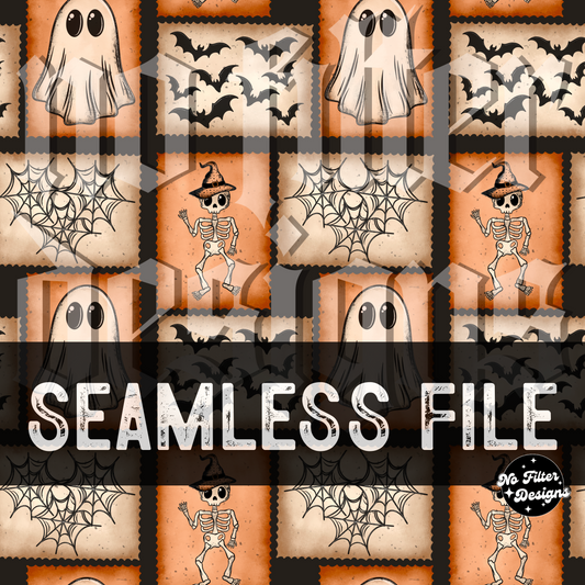Spooky Stamp Seamless
