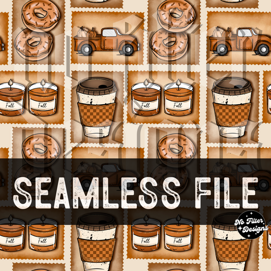 Fall Stamp Seamless