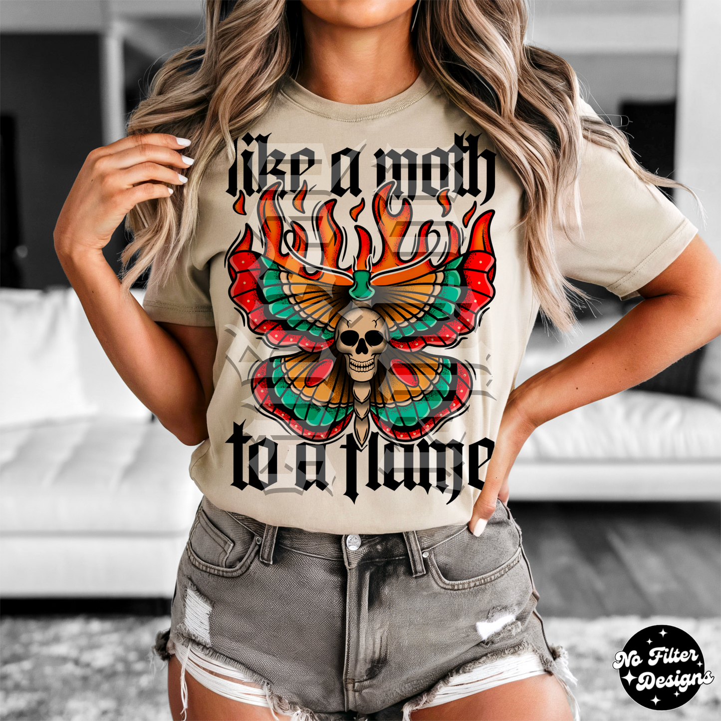 Moth to a flame