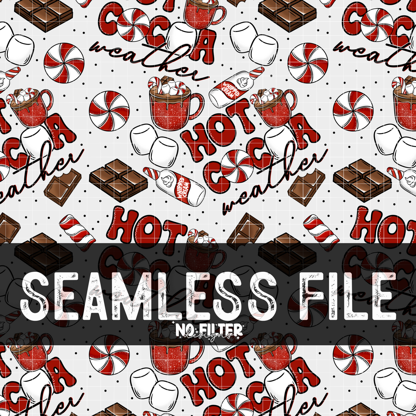 Hot Cocoa weather seamless