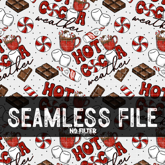 Hot Cocoa weather seamless