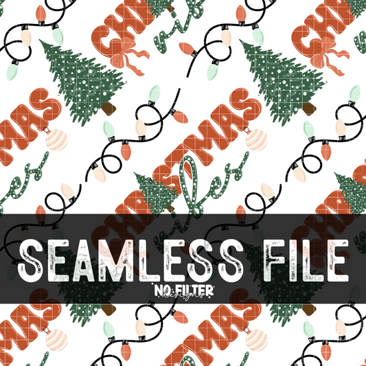 Christmas vibes seamless