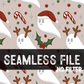 Christmas Ghost Seamless