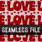 Sweater Print - Love Seamless
