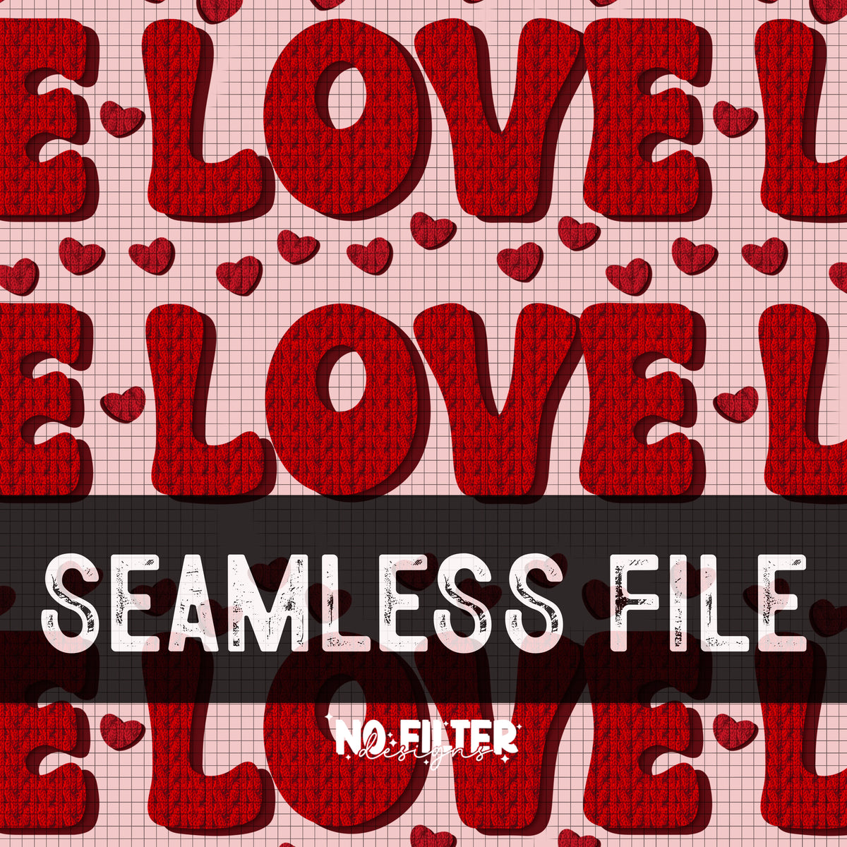 Sweater Print - Love Seamless