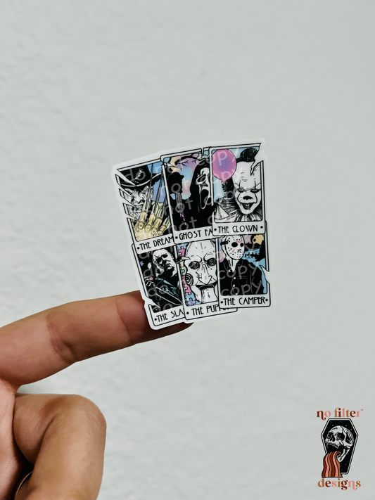 2” Tarot Card Sticker