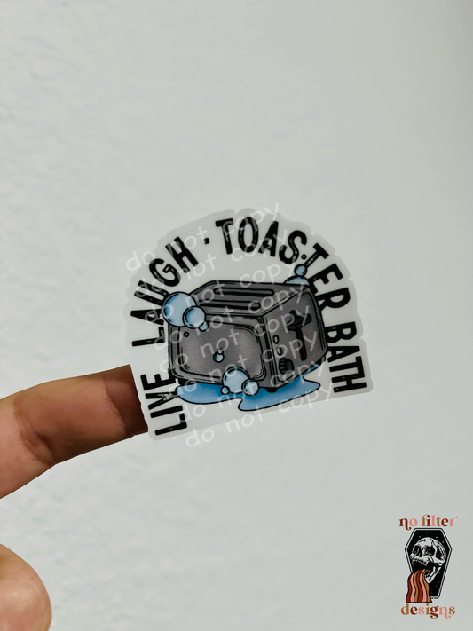 2” Toaster Bath Sticker