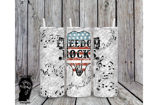 Freedom Rocks Tumbler Wrap